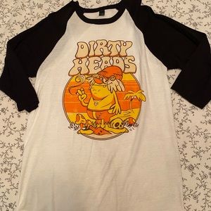 Dirty heads band baseball tee never worn